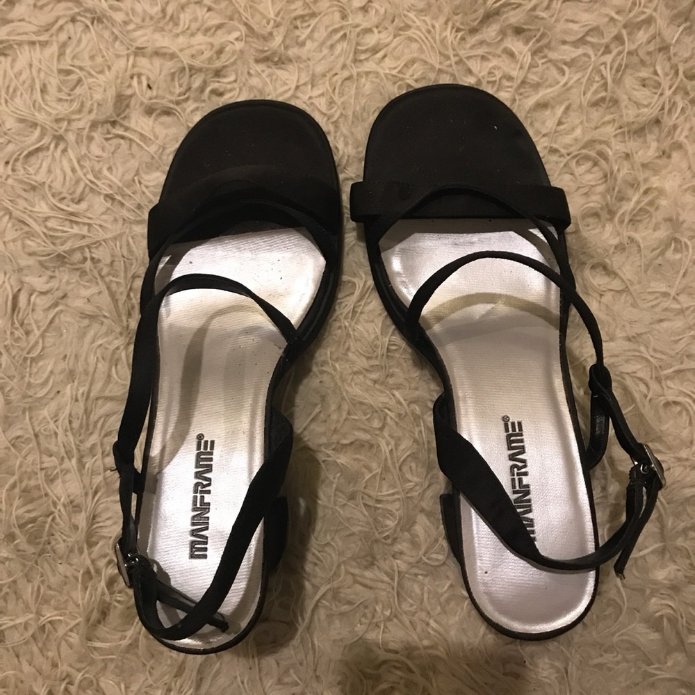 American Vintage 90s Black Strappy Heels